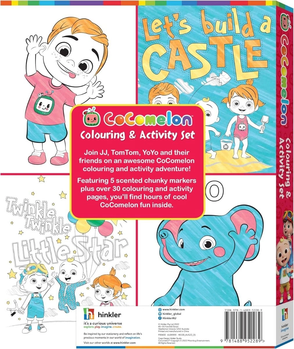 Cocomelon Kaleidoscope Colouring Kit - 5 piece(s) 5 chunky markers