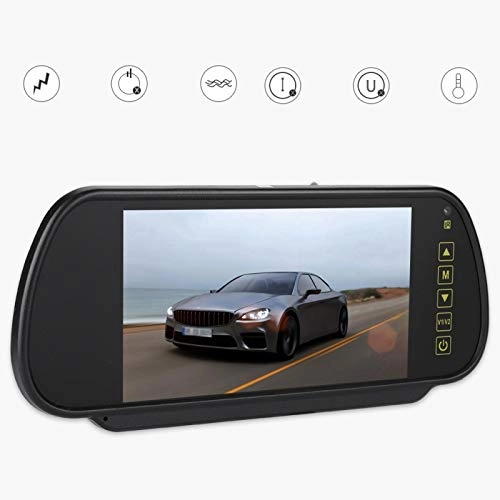 Car Rearview Mirror - 7 Inches