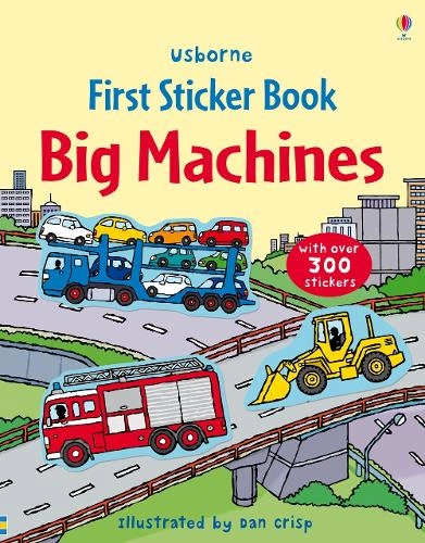Usborne Big Machines Sticker Book 300 pcs