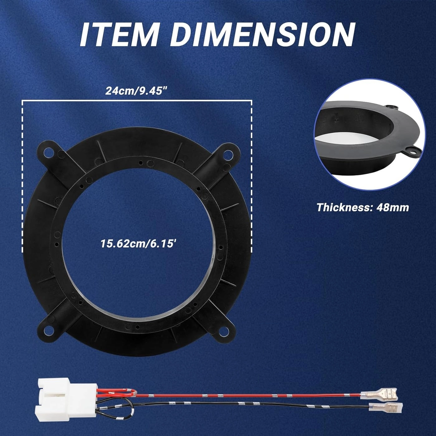 Speaker Adapter Spacer Ring - Mazda 3, 6, CX-5, CX-9 (2013-2023)