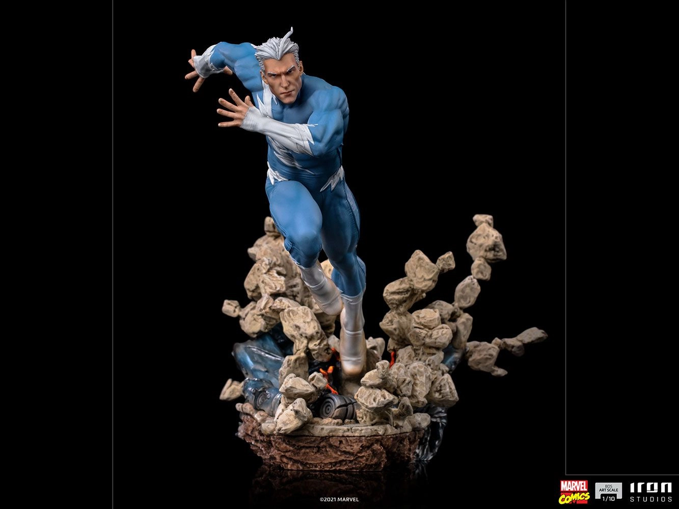 Quicksilver - Marvel - Battle Diorama Series Art Scale 1:10