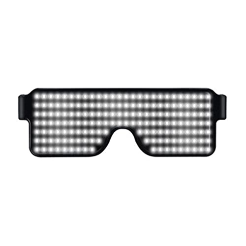 LED Light Glasses - USB Chargeable White