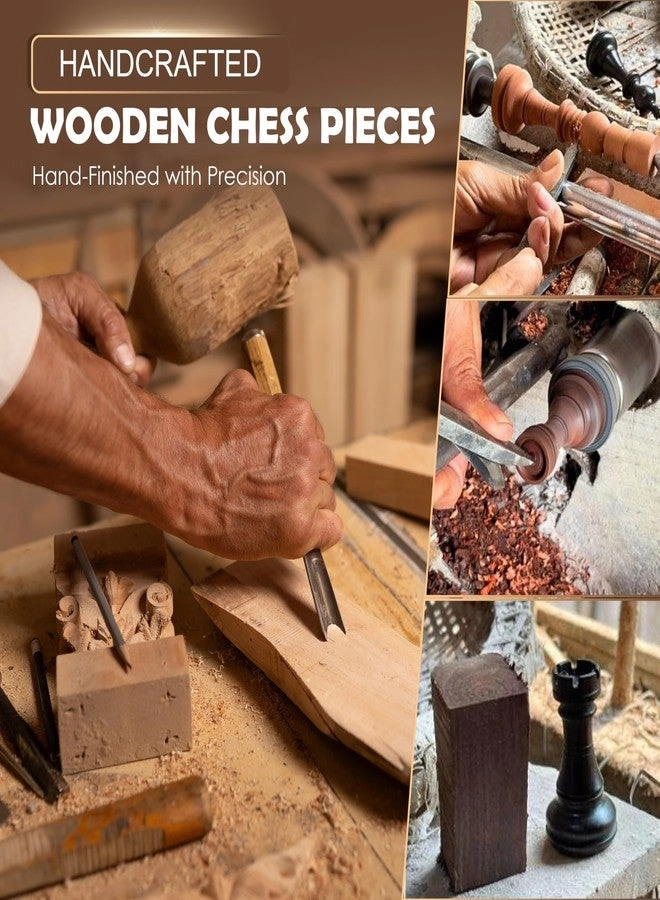 Weighted Chess Pieces - Wooden