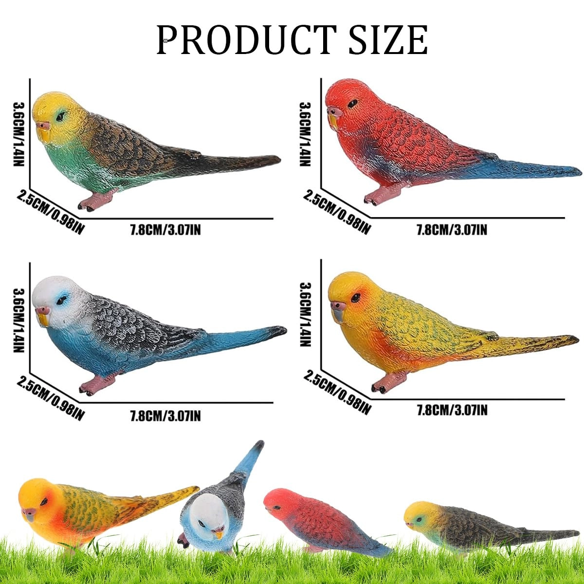 Birds Figures - Plastic