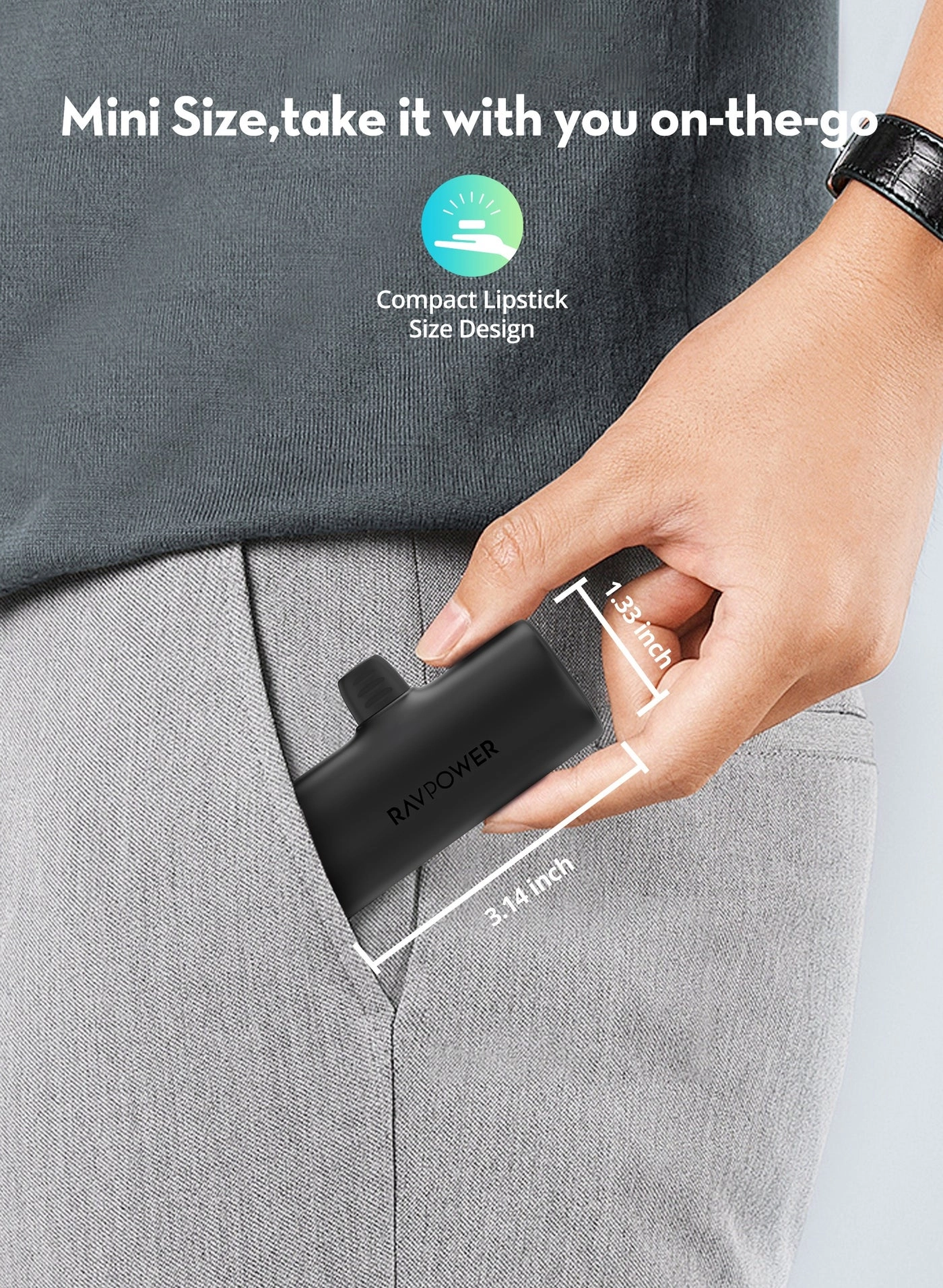 4-Battery Dock - 2x Lightning 2x Type-C iPhone iPad iPod