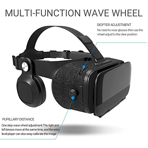 IGUGUWIBD - VR headset with controller compatible with 4.7-6.0 inch phones