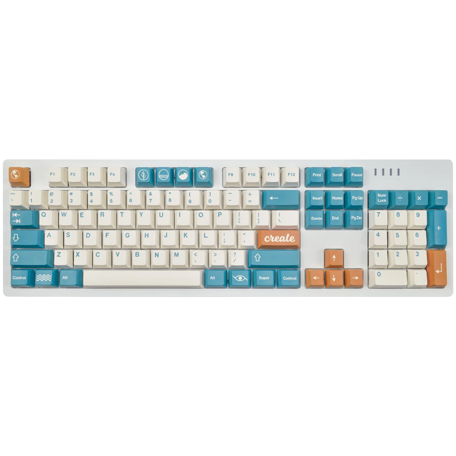 COTAIWA 104-key PBT keycap set - English (US) Layout