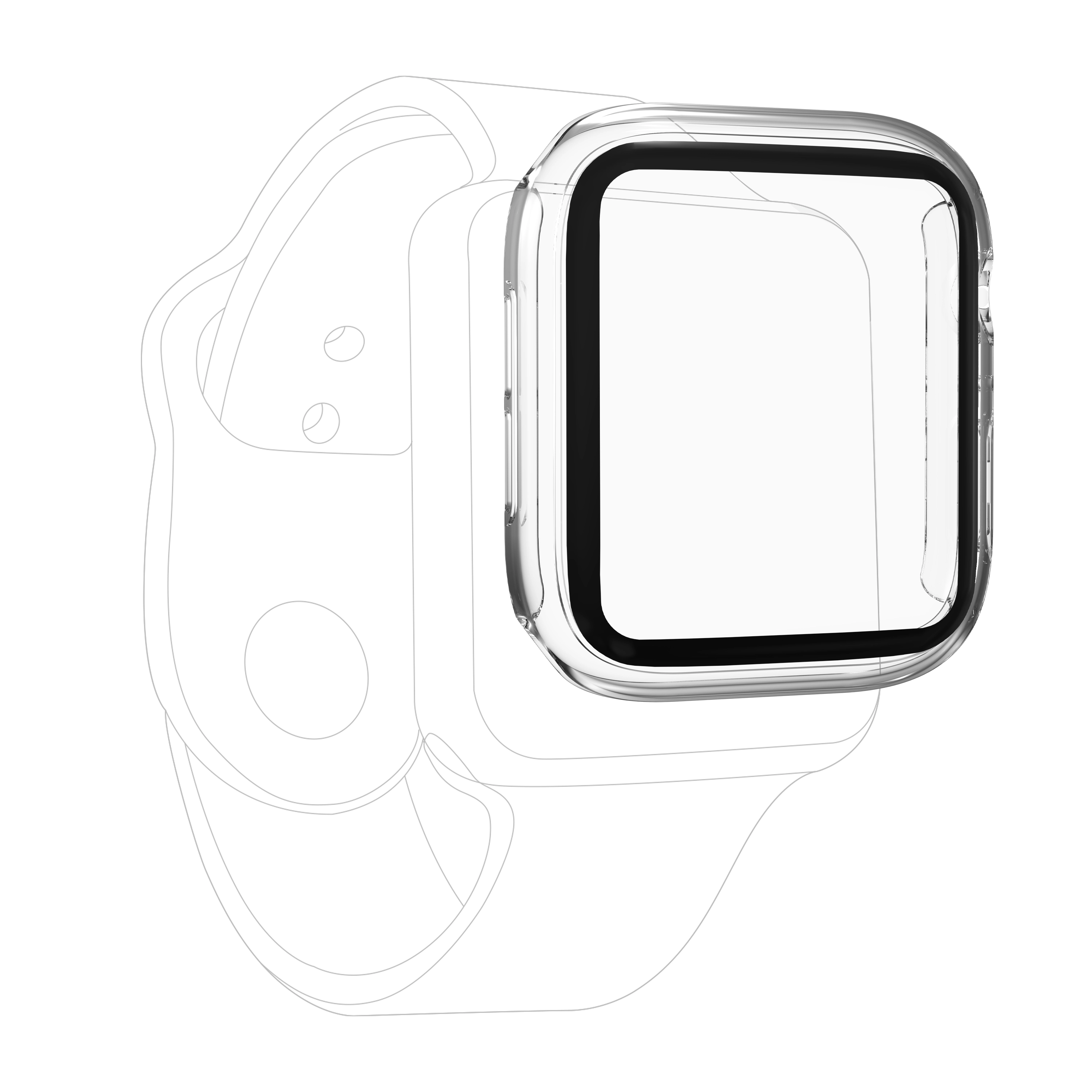 Glass Elite 360 Pro Case for Apple Watch Series 8/7 (45mm)