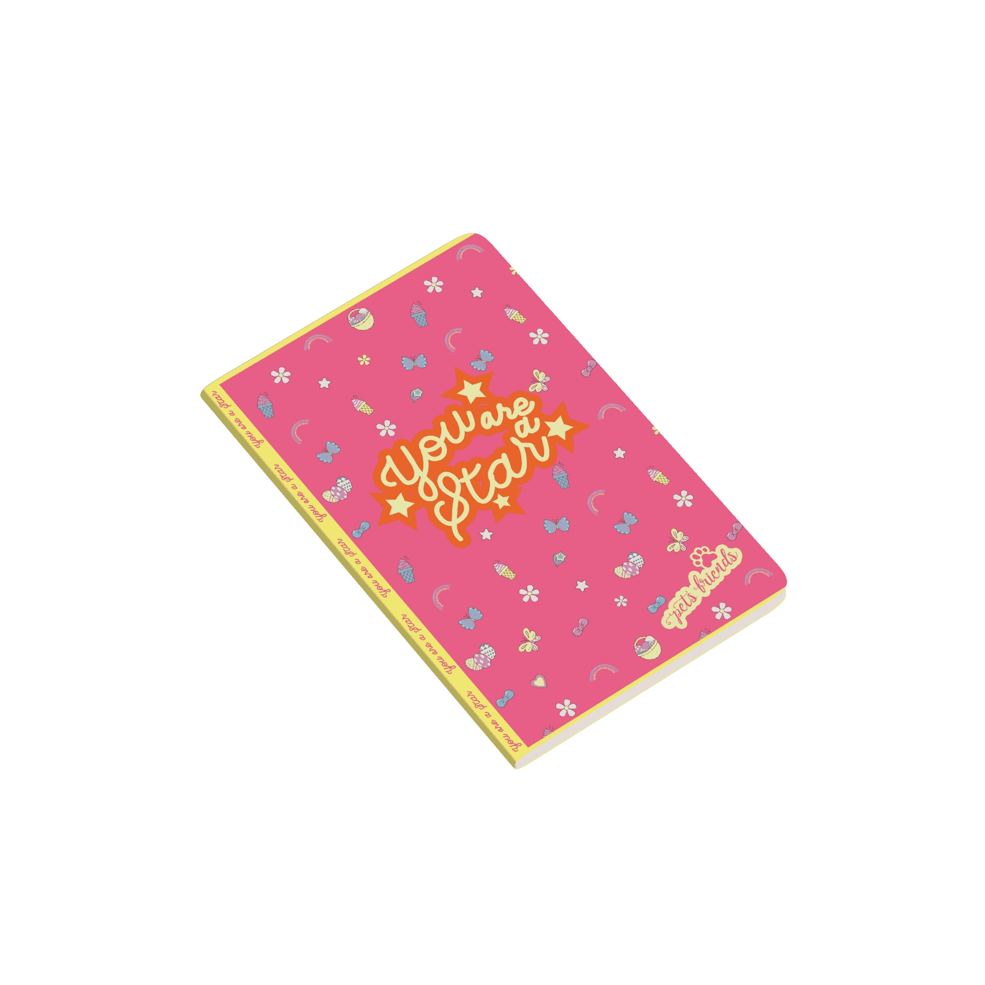 Magical World A4 Stapled - 80 Sheets