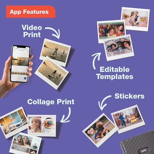 Instax Link Wide + Instax Film - 20 Sheets + Cloth