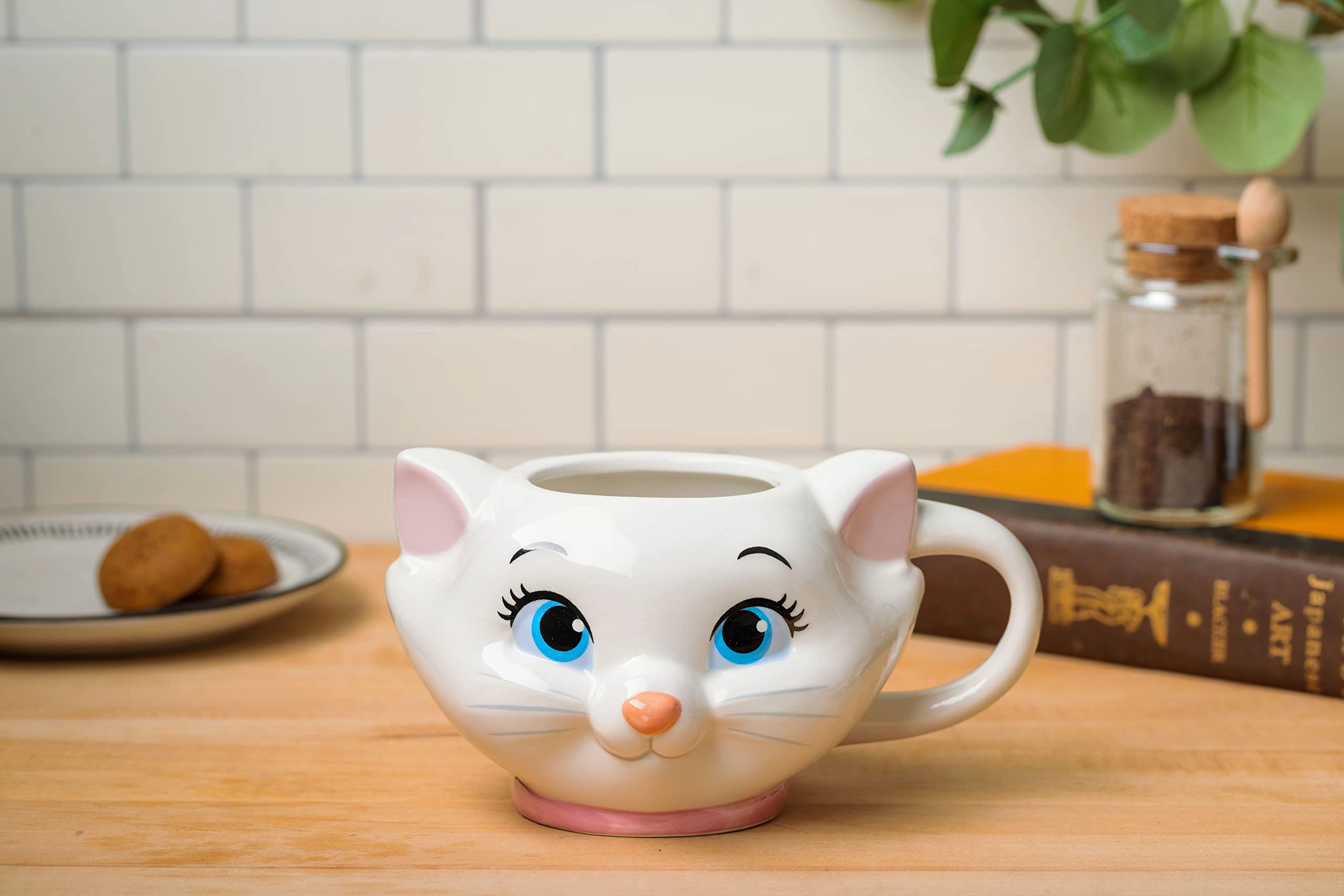Disney Aristocats Marie Face Ceramic 3D Sculpted Mug