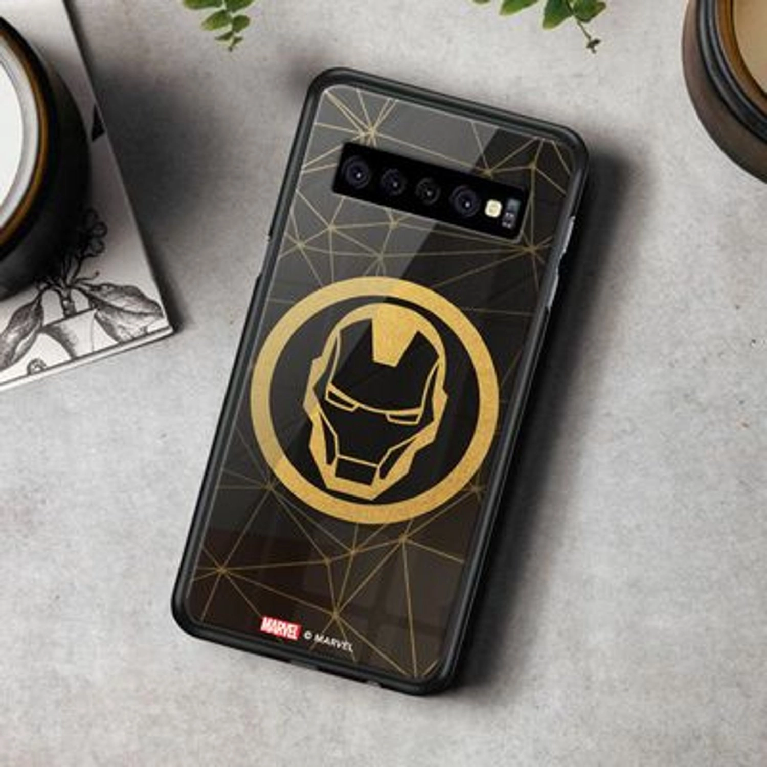 Ironman Gold Collection Samsung S10 Cover Back Case for Galaxy S10