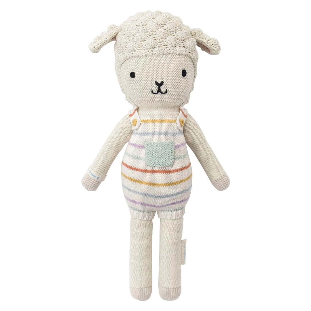 Cuddle + Kind Lamb Avery 33 cm Hand-Knit