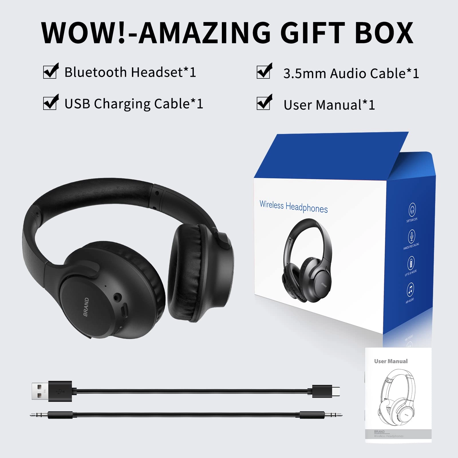 Bluetooth Headphones Wireless Headphone