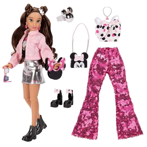Minnie Mouse Fashion Doll - 11.5" Tall 13 Points of Articulation Ages 6+