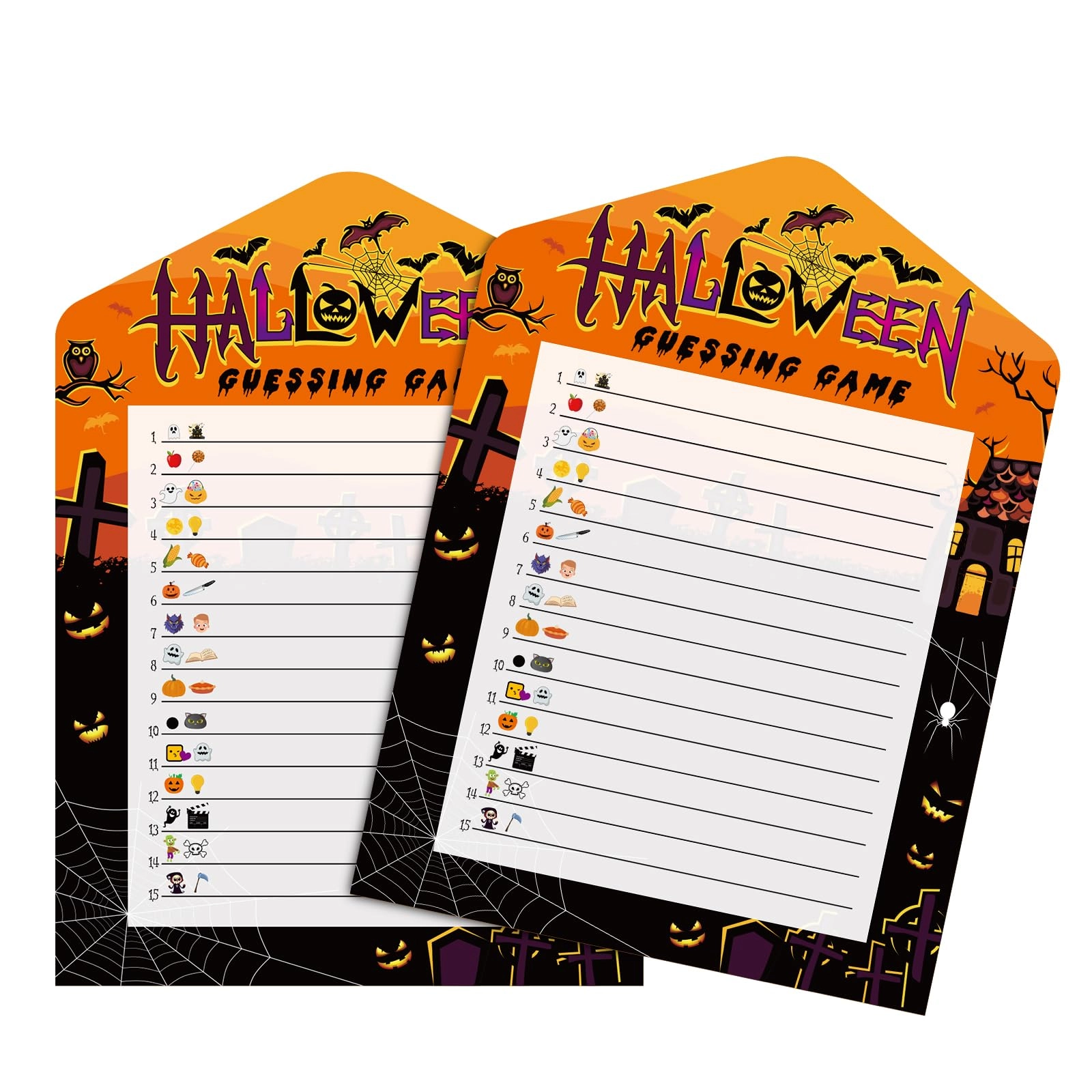 Halloween Guessing Games - 26 piece(s) 3 years and up Farsi, Swedish