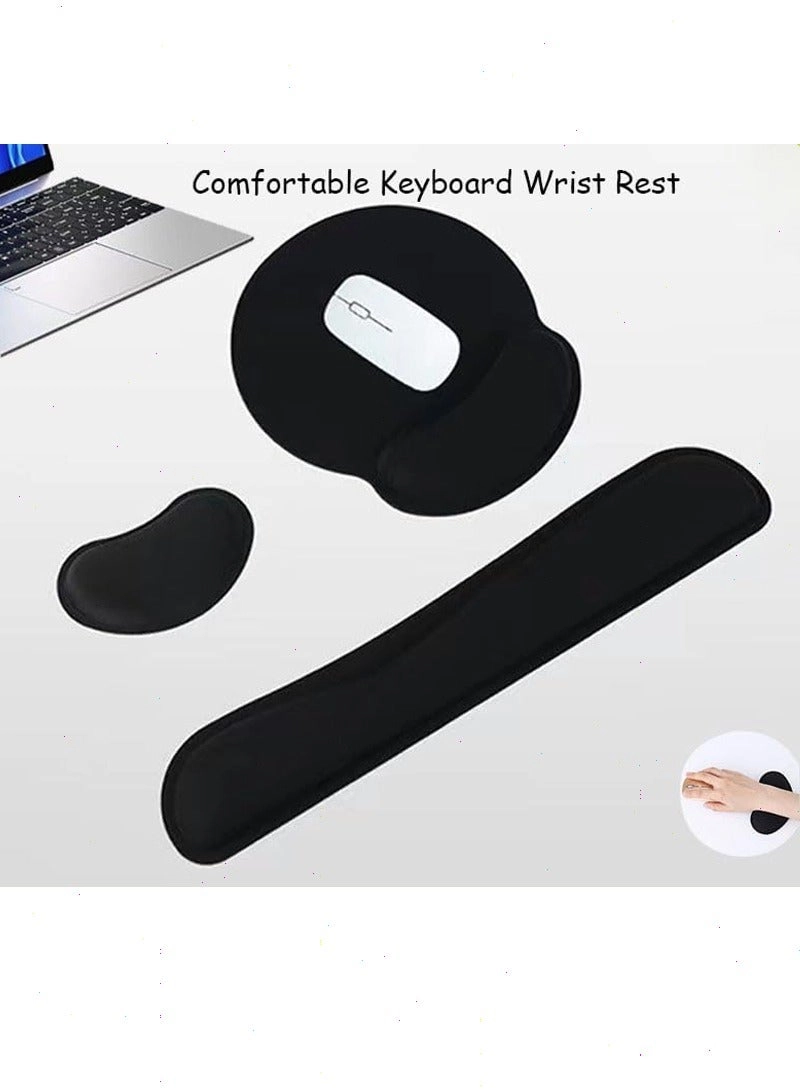 Yoawllty Ergonomic Mouse Pad Wrist Rest Set