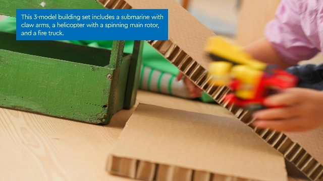 City 3in1 Helicopter, Fire Truck & Submarine Remix (60462)