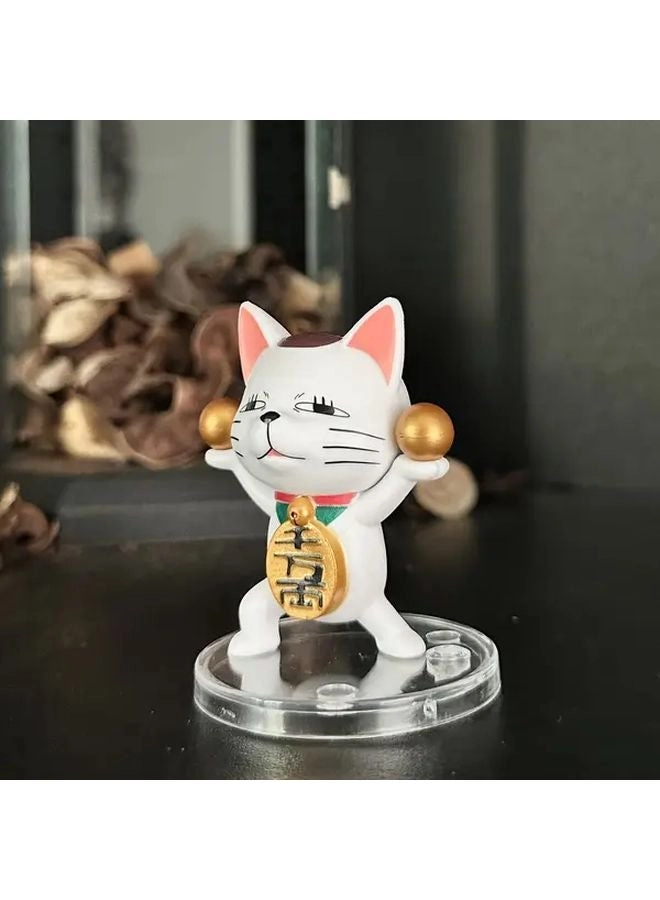 Lucky Cat Figurine - PVC