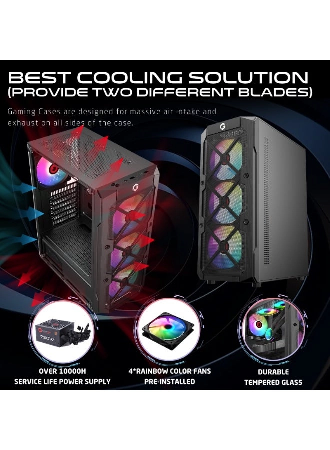 TRIDENT III-M - Tempered Glass Mid Tower