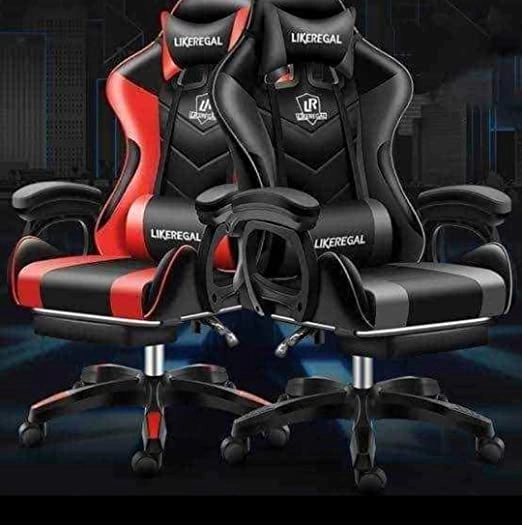 Gaming Chair - Footrest Ergonomic