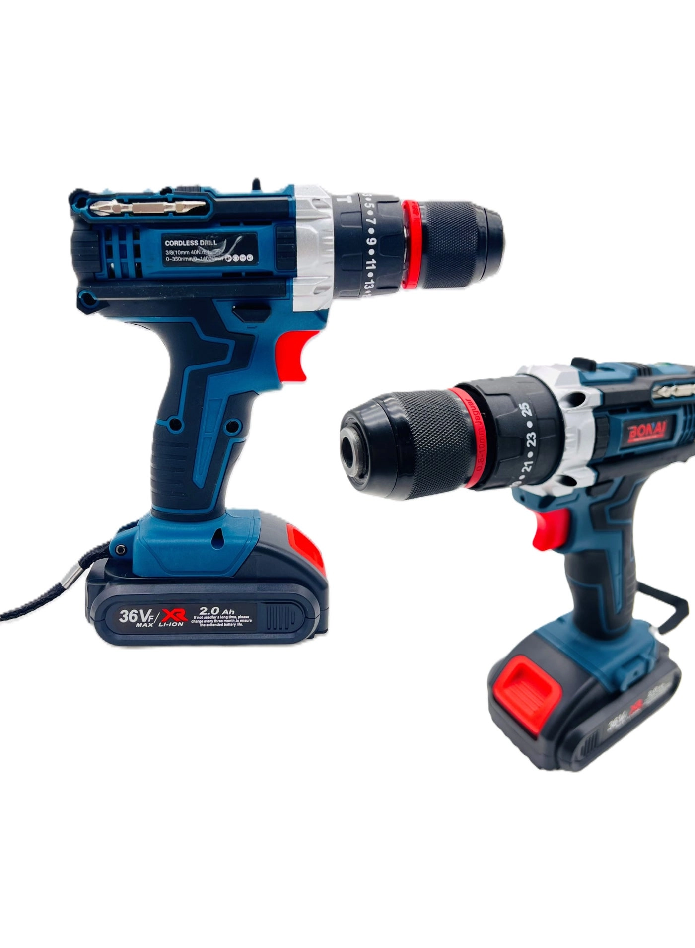 36VF Cordless Electric Drill - 2.0Ah