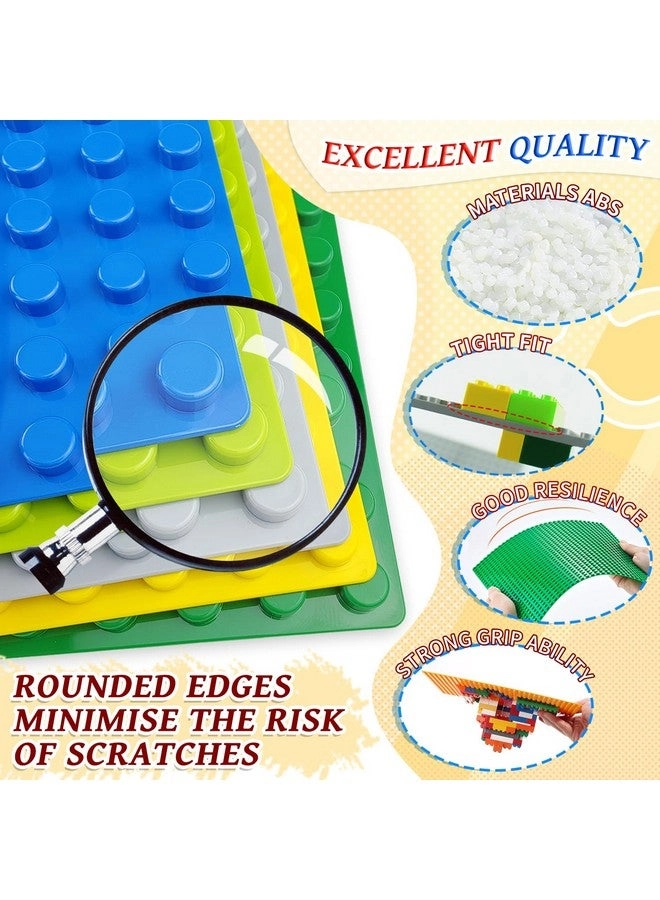 Classic Large-Sized Bricks Baseplates - 10" x 10" 2PCS