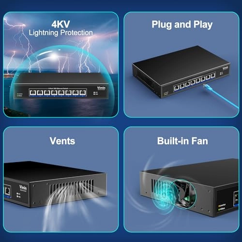 8x10G PoE(Unmanaged) 8-ports