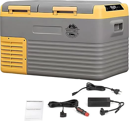 auto family Dual-Zone Electric Car Refrigerator 739229941381