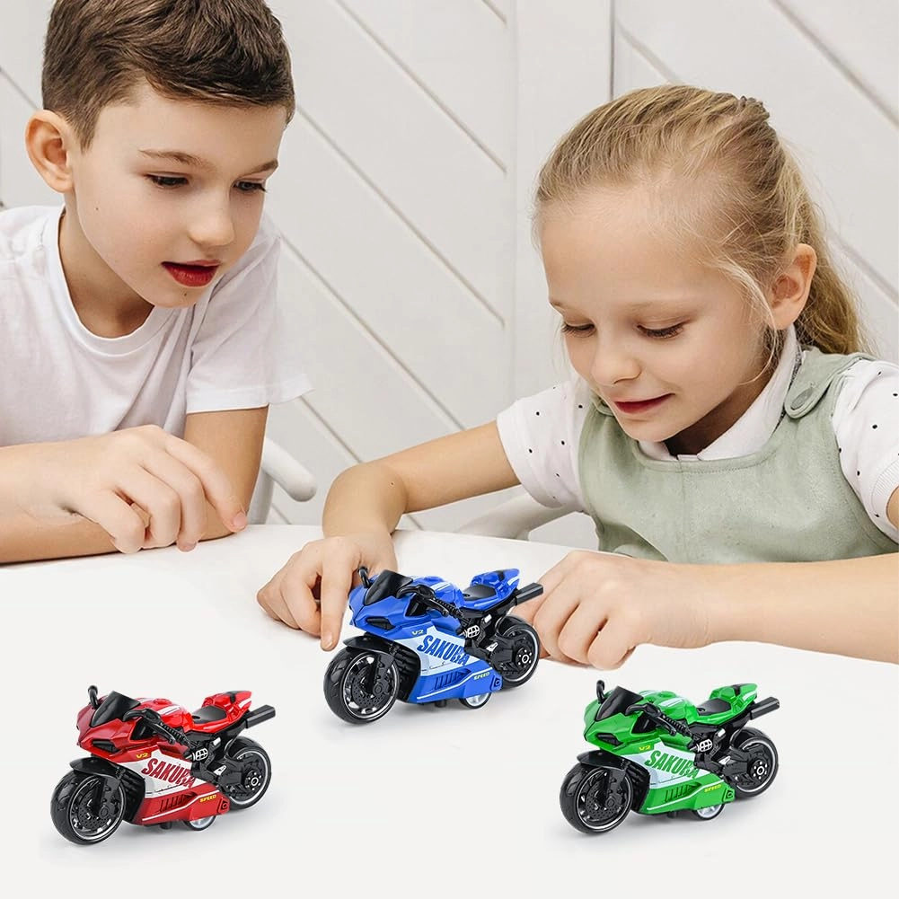 Toy Motorcycle - 1:18 3pcs