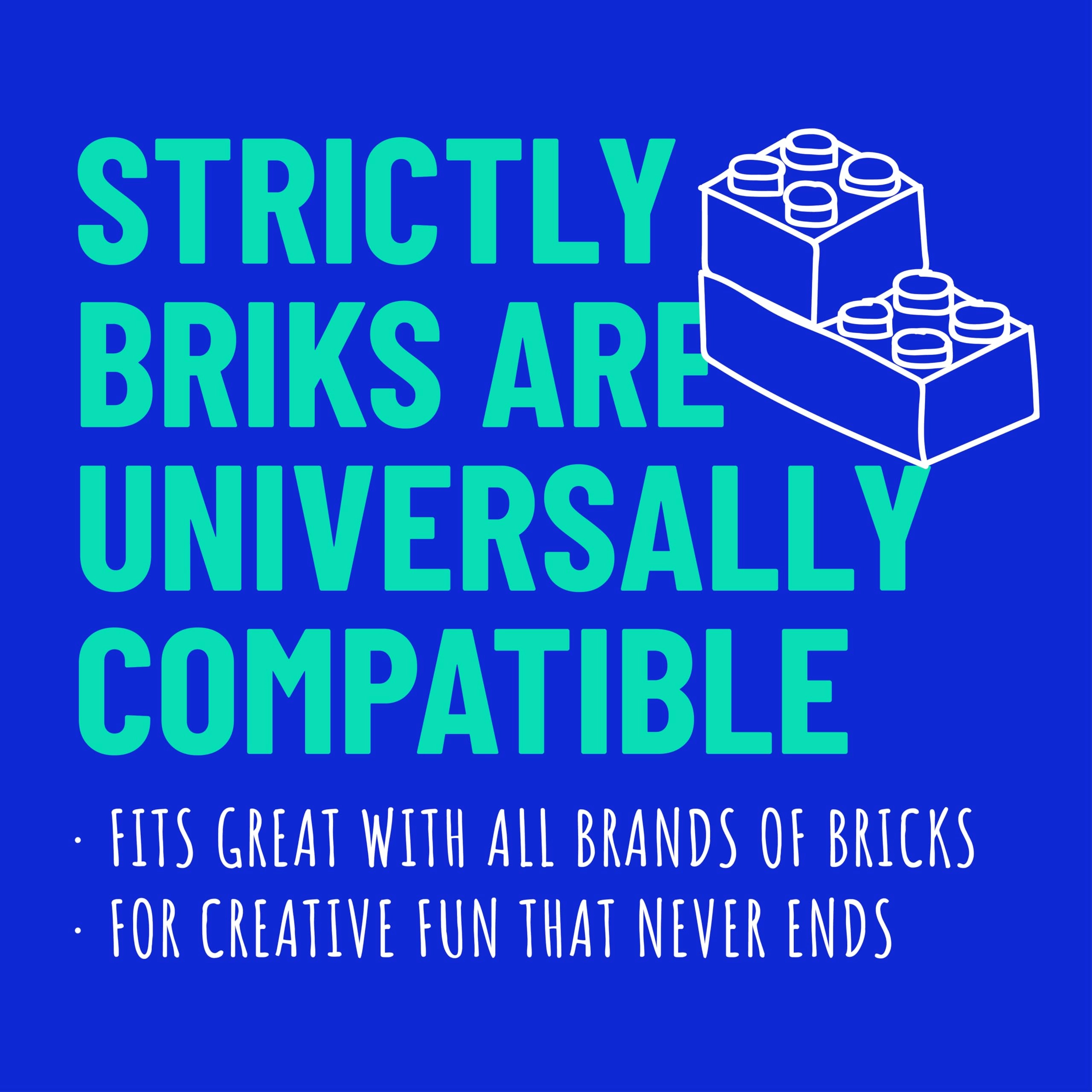 Stackable Baseplates - 12 pcs