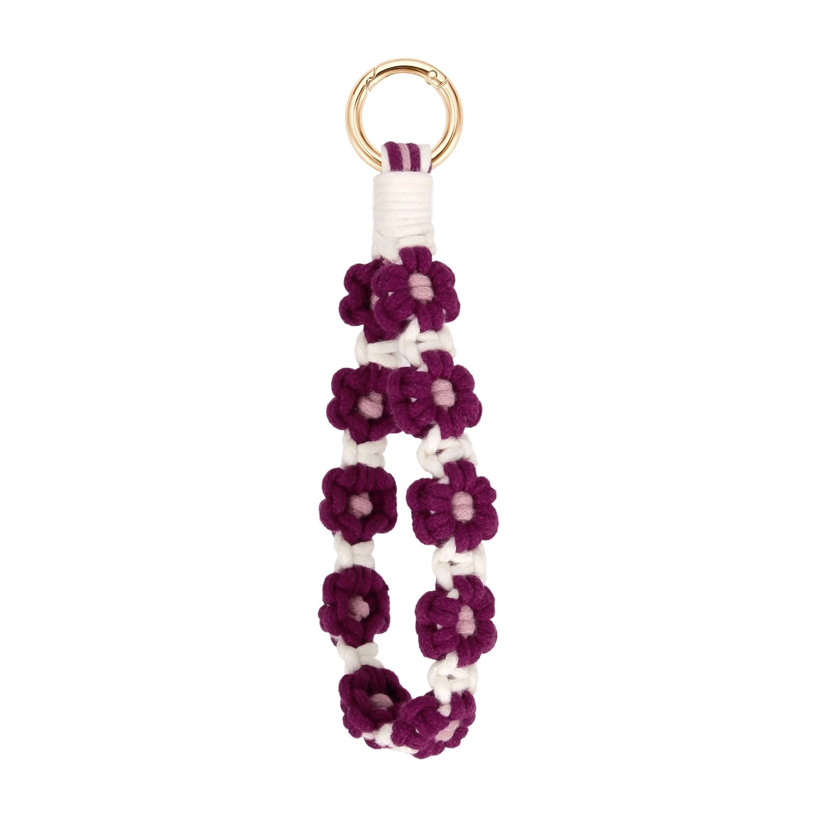 Boho Macrame Keychain - Car