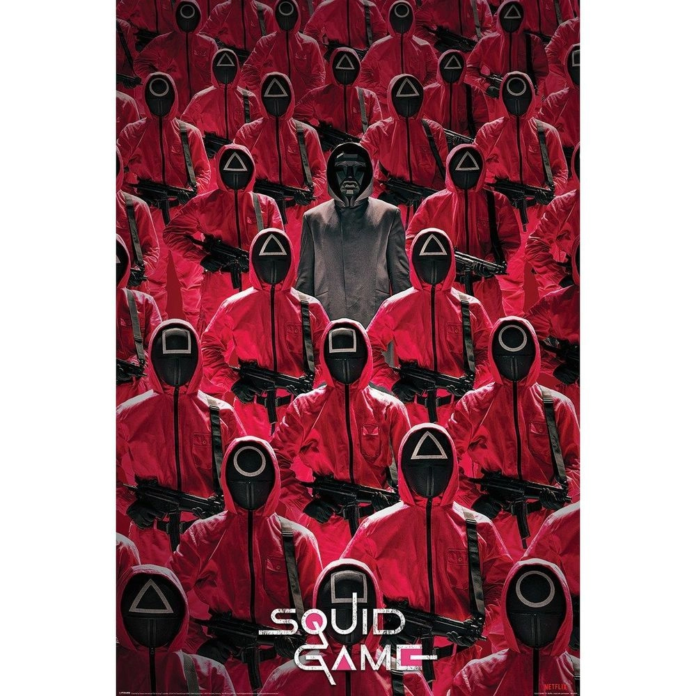 PYRAMID POSTERS Squid Game - Crowd - 61 x 91.5 x 0.1 cm