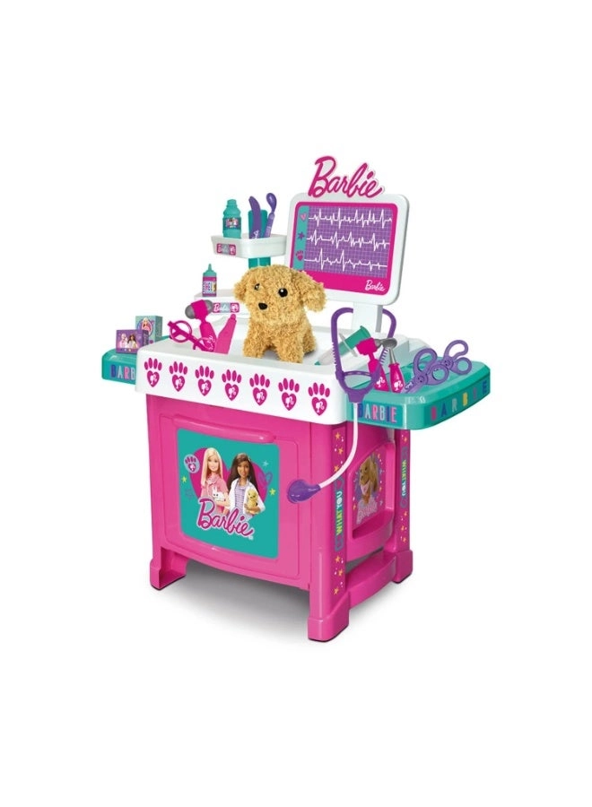 Barbie Veterinary Set - Plush Puppy Exam Table