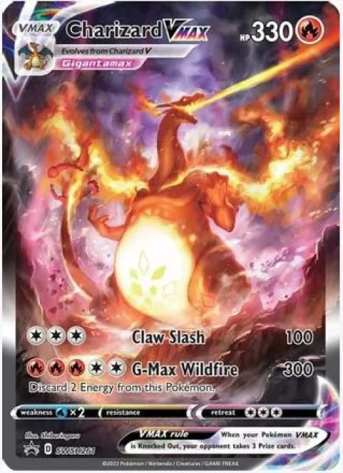 Charizard VMAX SWSH261 - 1X + Toploader