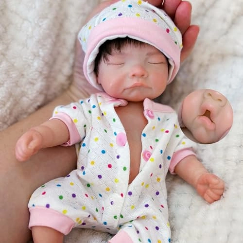 Reborn Baby Doll - 10 Inch Silicone Girl Ages 3+