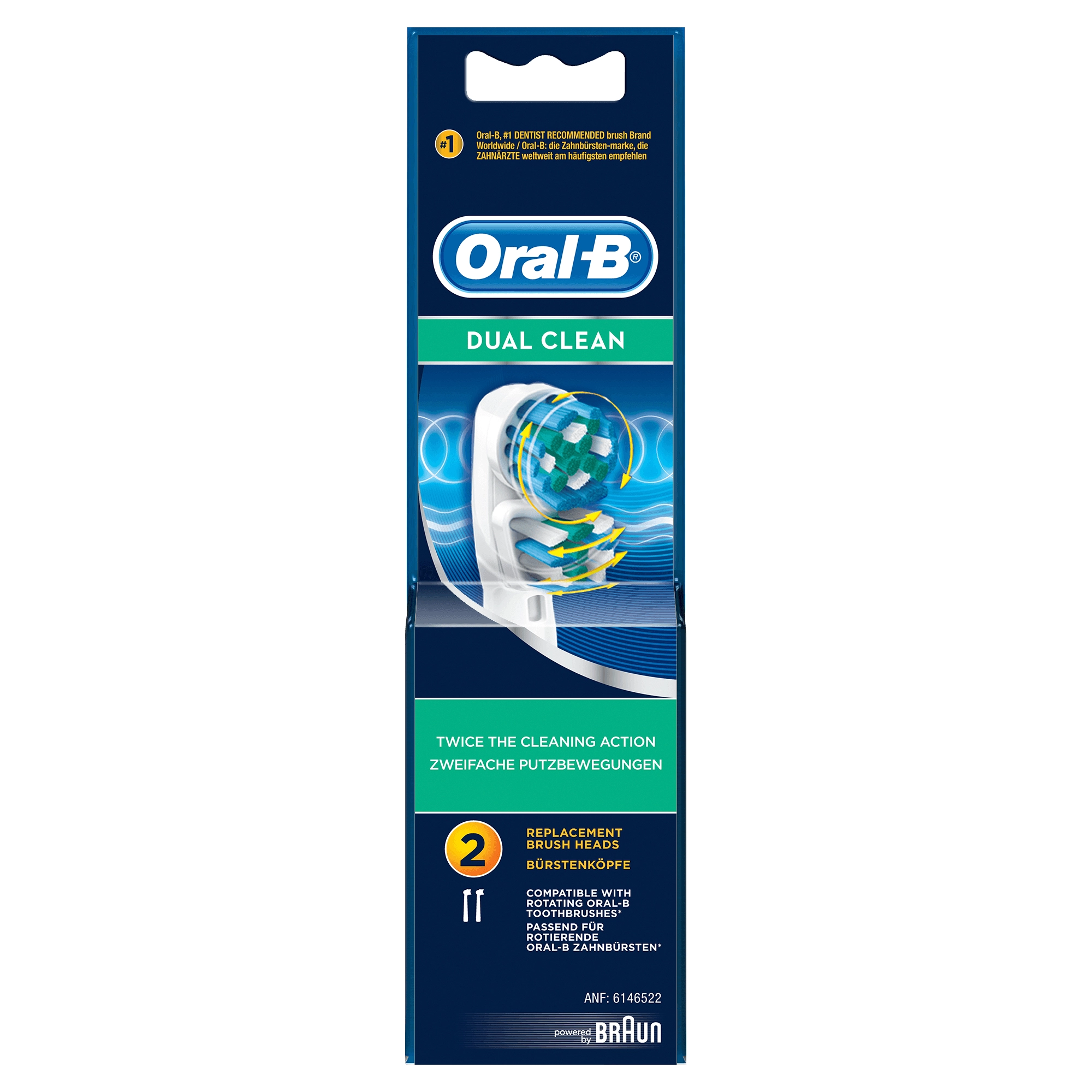 Denture Brush - 2 piece(s) Blue