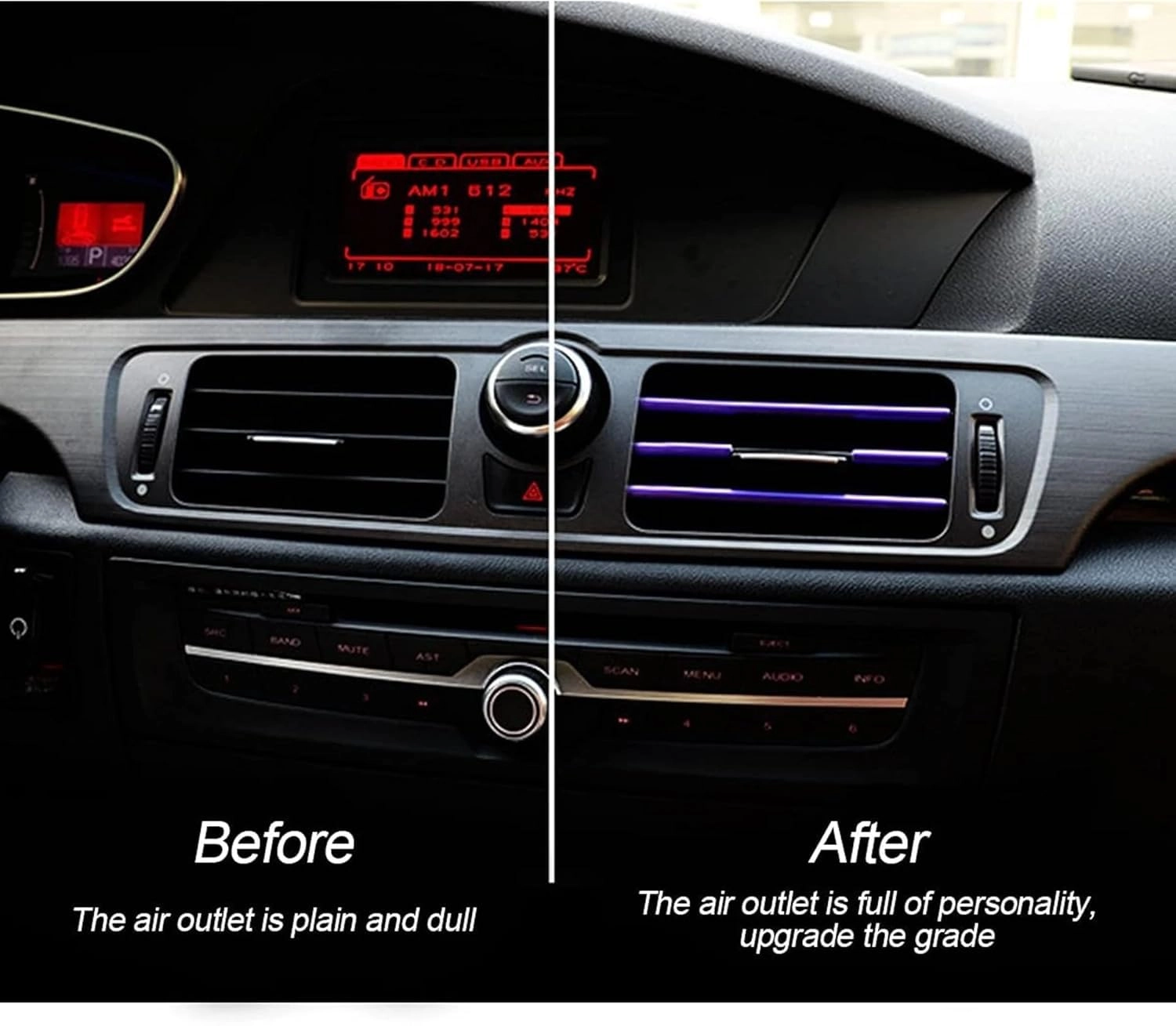 Universal Car AC Vent Decoration Strip