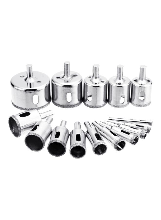 Diamond Hole Saw Drill Bit Set - (6, 8, 10, 12, 14, 16, 18, 20, 22, 25, 26, 28, 30, 40, 50) mm glass ceramic marble tile granite