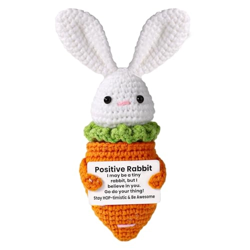 Bunny Positive Crochet - 12 cm