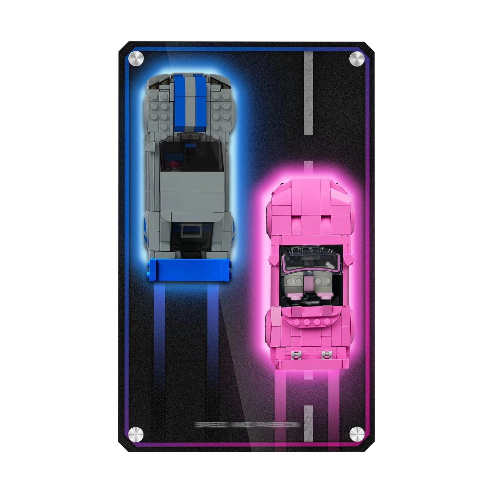 DALDED Display Board for LEGO Speed Champions 77241 & 76917 - Acrylic Aluminum