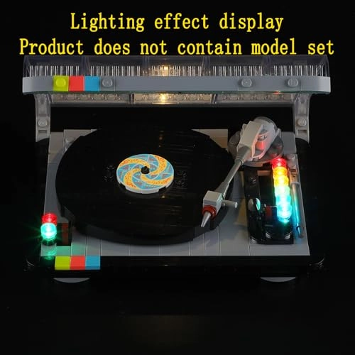 LED Light Kit for LEGO Retro Record Player Building Blocks Model 40699