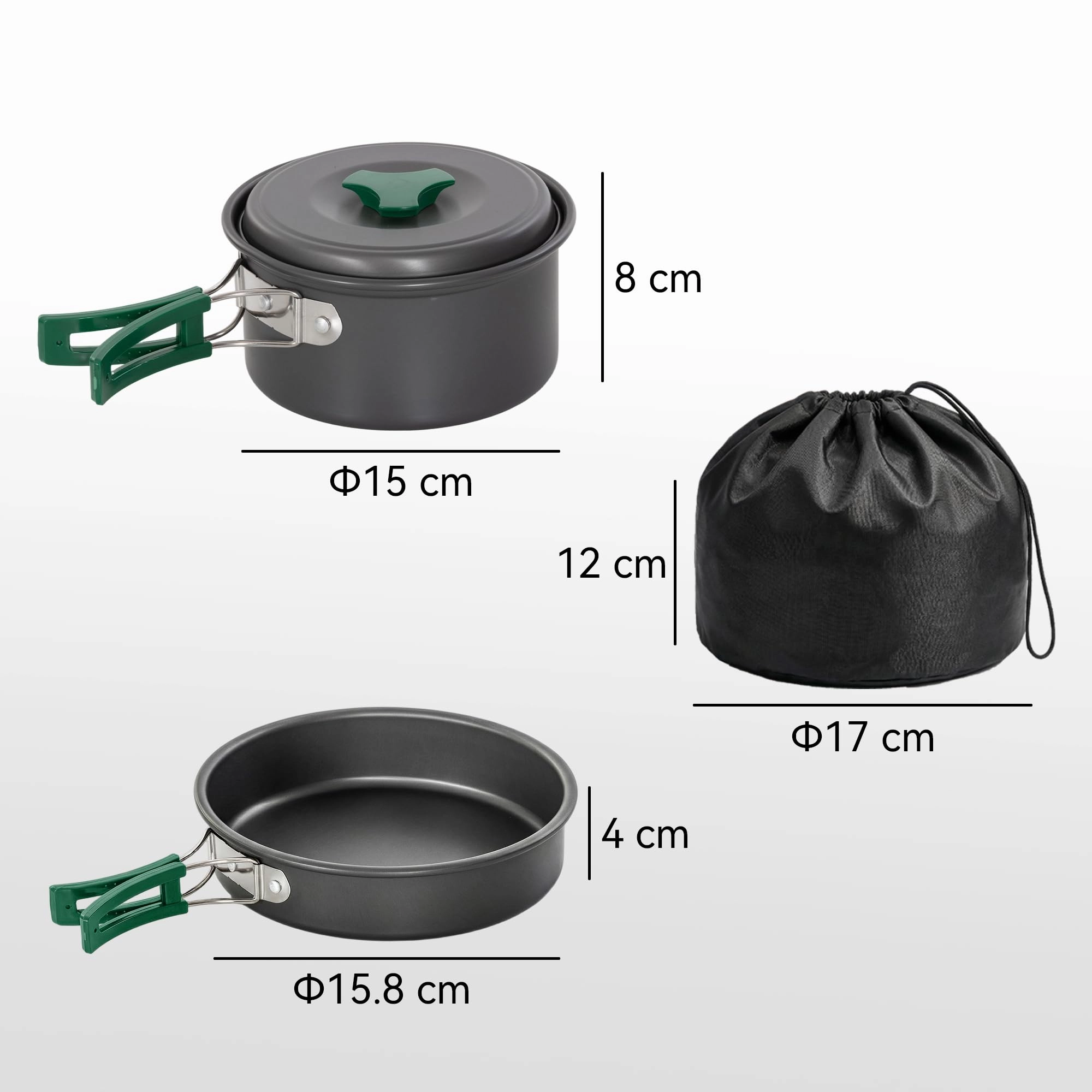 Camping Cookware Set - 1 3.61 Litres