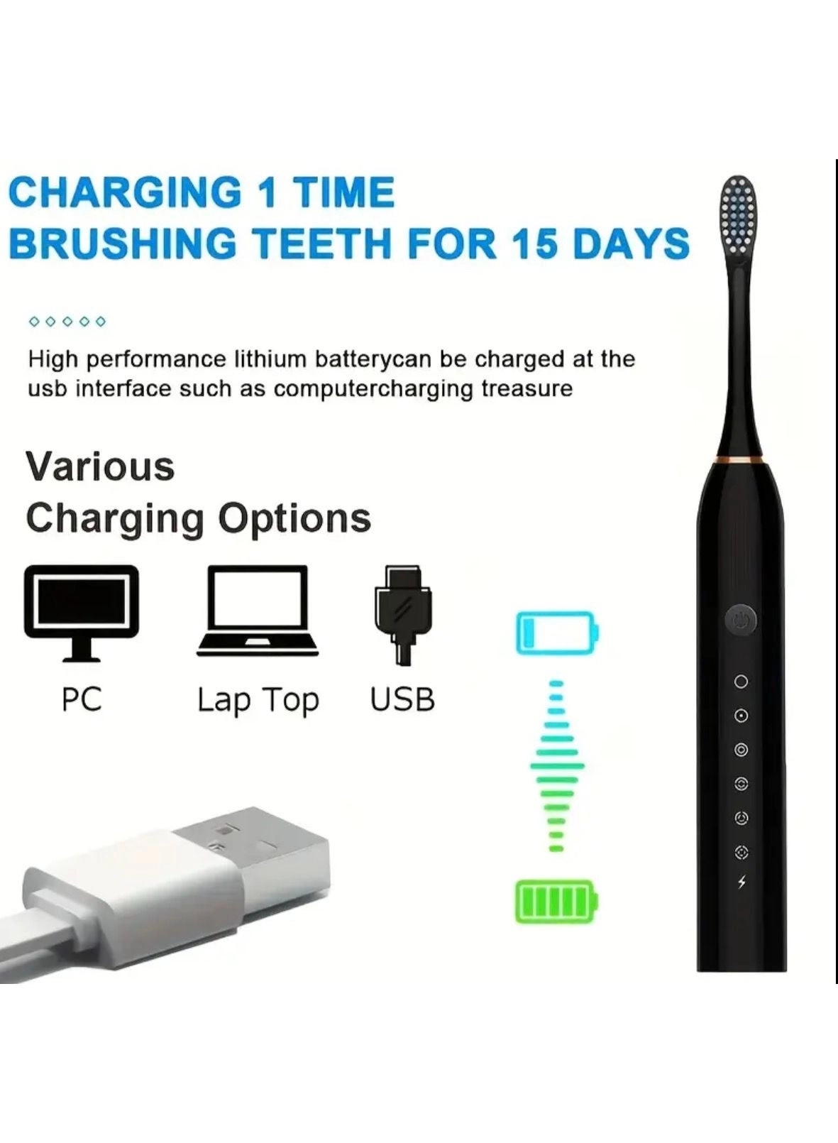X-3 - USB Charging 2-minute timer 60-day battery