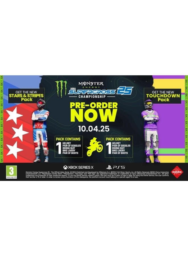 Monster Energy Supercross 25 [Day One Edition] | PS5