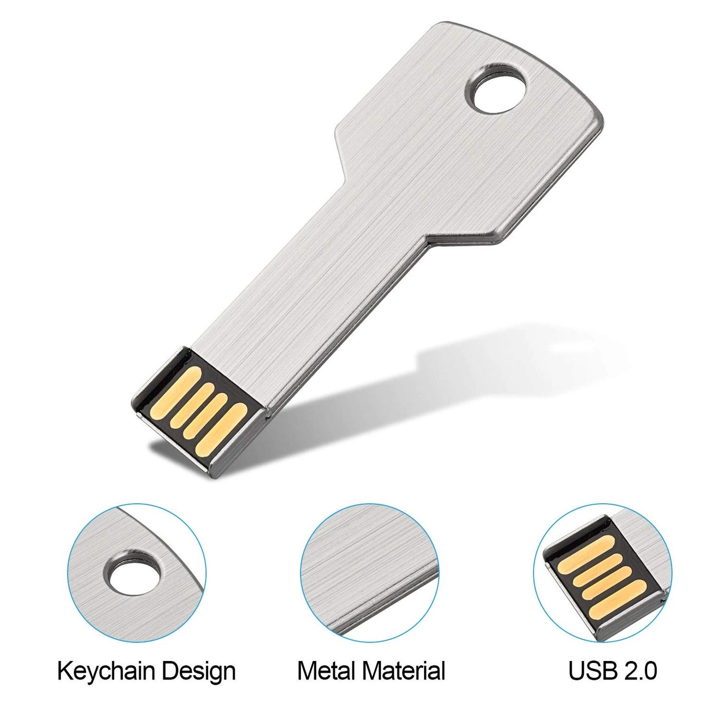 Key Shape USB Flash Drive - USB2.0 64GB