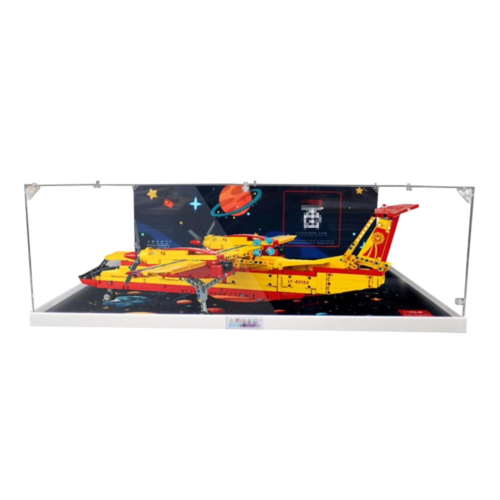 SUNHON Figures Display Box for LEGO 42152 Firefiighter Aircrraft - Acrylic