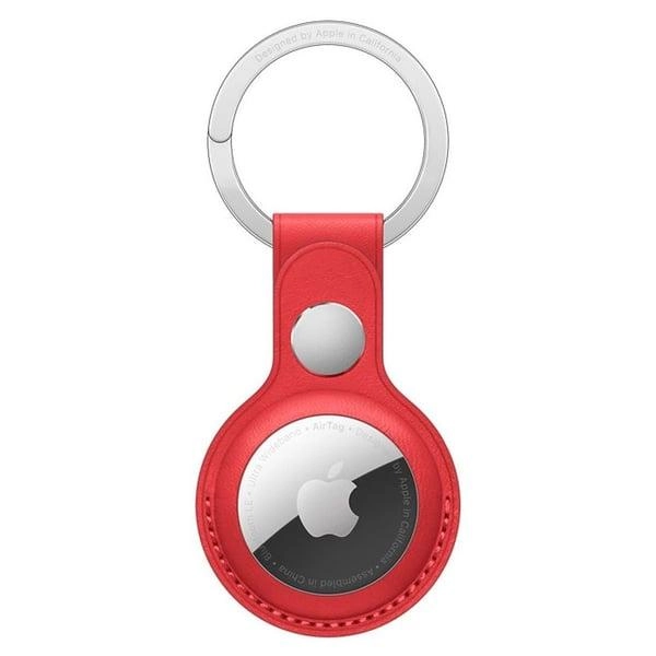 AirTag Leather Key Ring - (PRODUCT)RED