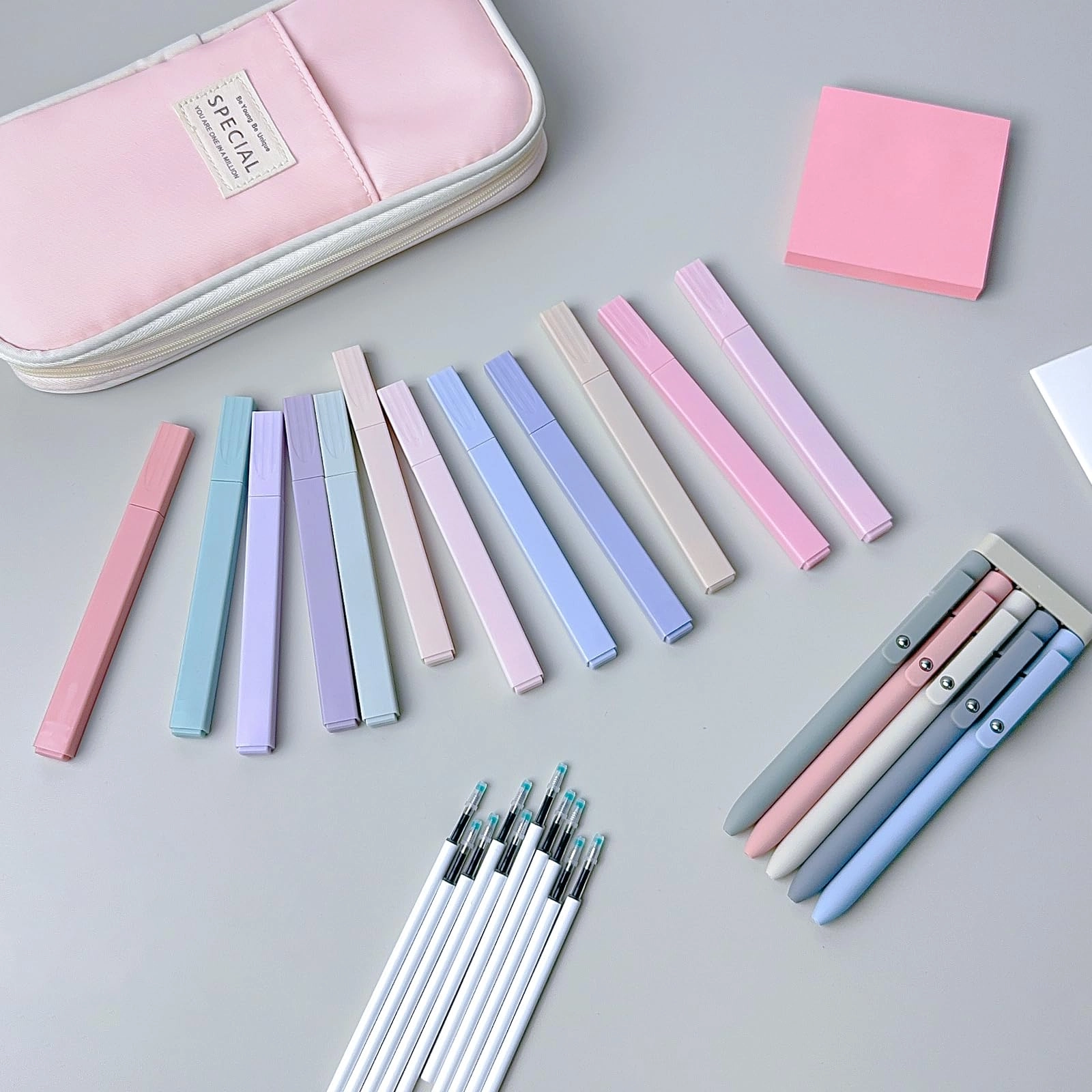 Aesthetic School Supplies - 37pcs Set