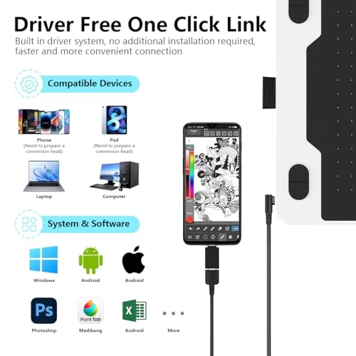 Graphics Drawing Tablet - 8192 levels